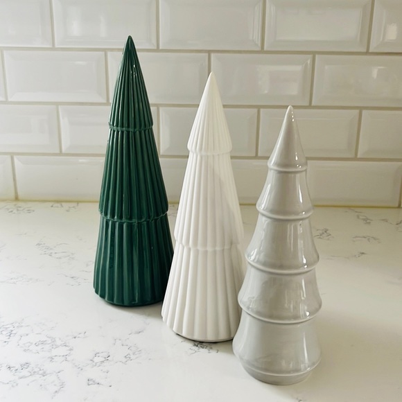 Scott Living Bisque Christmas Tree Table Decor - Picture 7 of 10